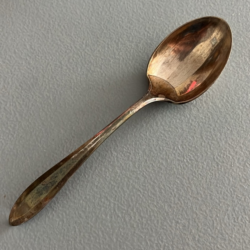 Vintage Oneida Community BEVEL Silverplate Spoon c1910 Flatware Replacement